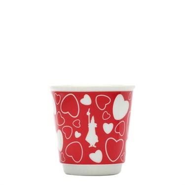 BIALETTI Y0TZ339 ENLARGE CUORE COFFEE CUP RED